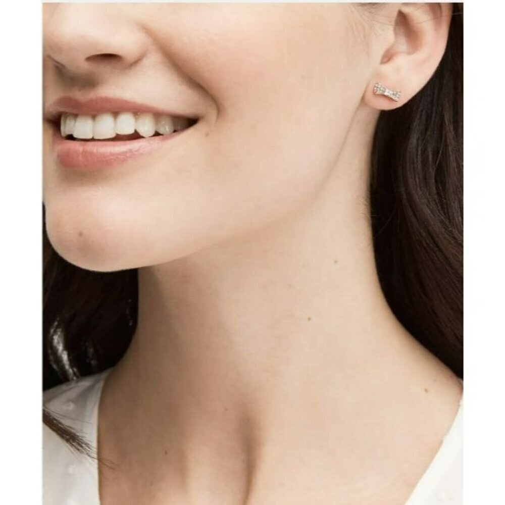 Kate Spade Ready Set Bow Pave Bow‎ Studs